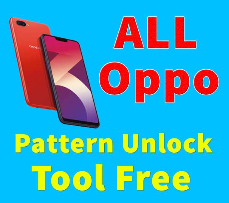 Oppo a3s Pattern Unlock Tool