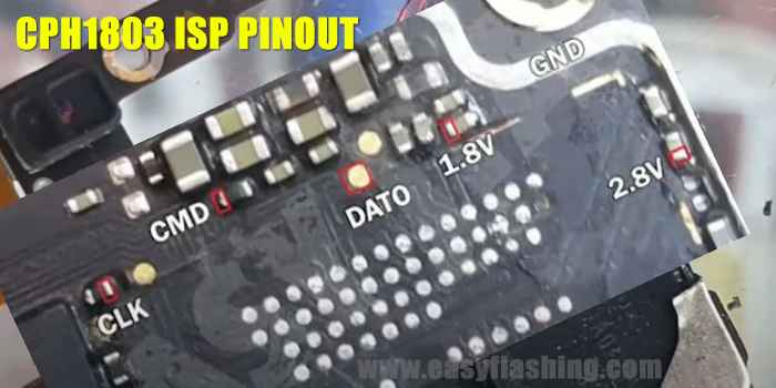 CPH1803 ISP PINOUT