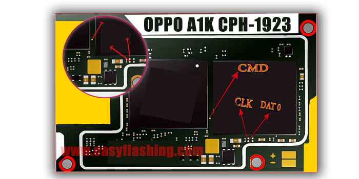 OPPO A1K ISP PINOUT