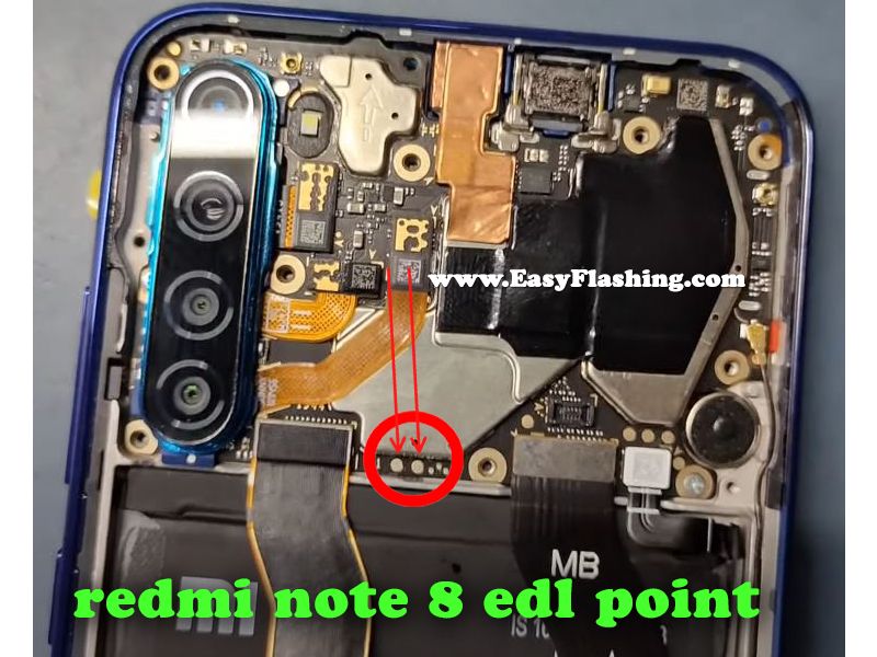 redmi note 8 edl point