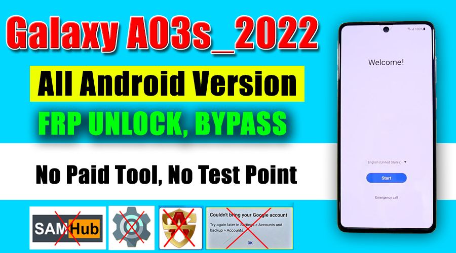 SAMSUNG A03s FRP BYPASS ANDROID All VERSION » EASY FLASHING