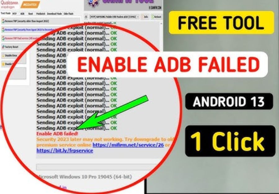 Enable ADB Failed