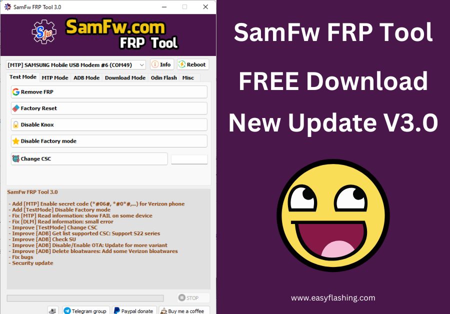 Samfw FRP Tool 3.0 Free Download