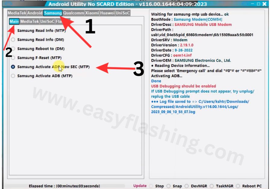 easy flashing bypass android 12