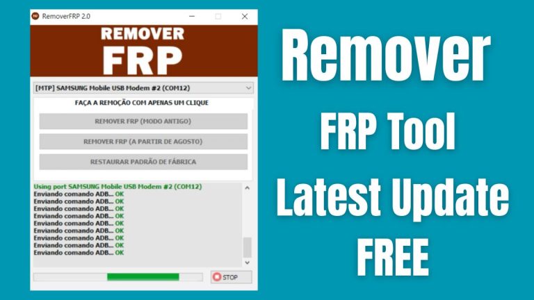 Remover FRP Tool Latest Update V2.0