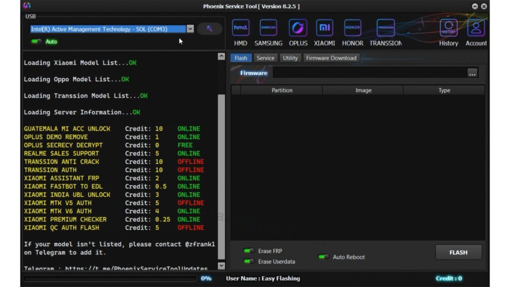 Phoenix Service Tool Latest Version, Remove Android 16 (No Credits) Phoenix Service Tool vs Other Android Unlock Tools