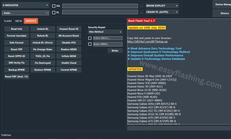BFT Tool Latest Version