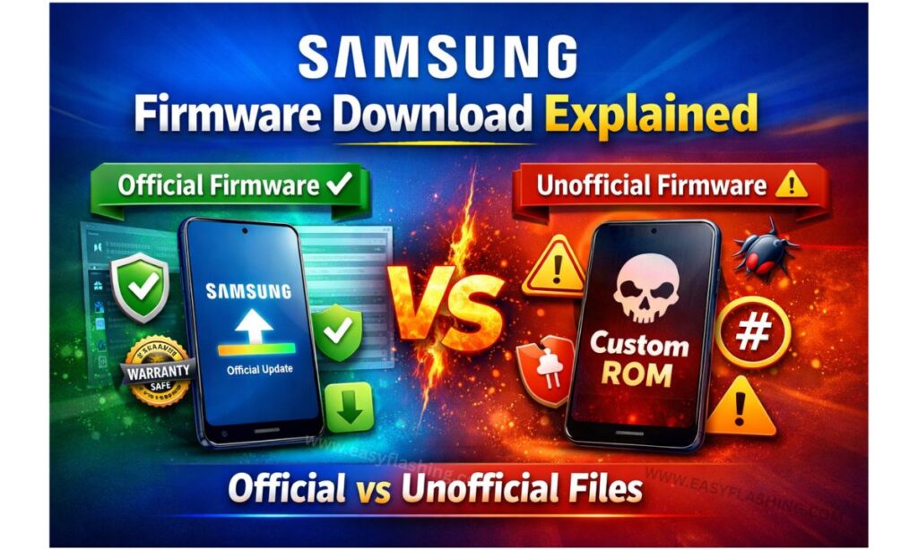 Samsung Firmware Download Explained – Official vs Unofficial Files