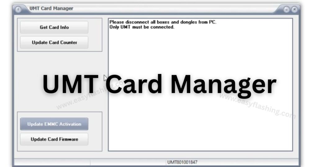 UMT Card Manager Latest Version 2026
