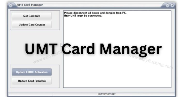 UMT Card Manager Latest Version