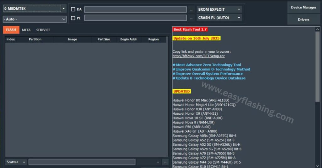 Main Features of Best Flash Tool By Boss New Version