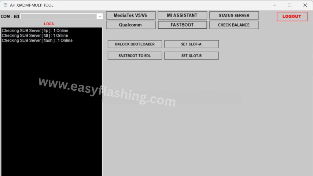 Step-by-Step Example: Using AH-Xiaomi Tool 
