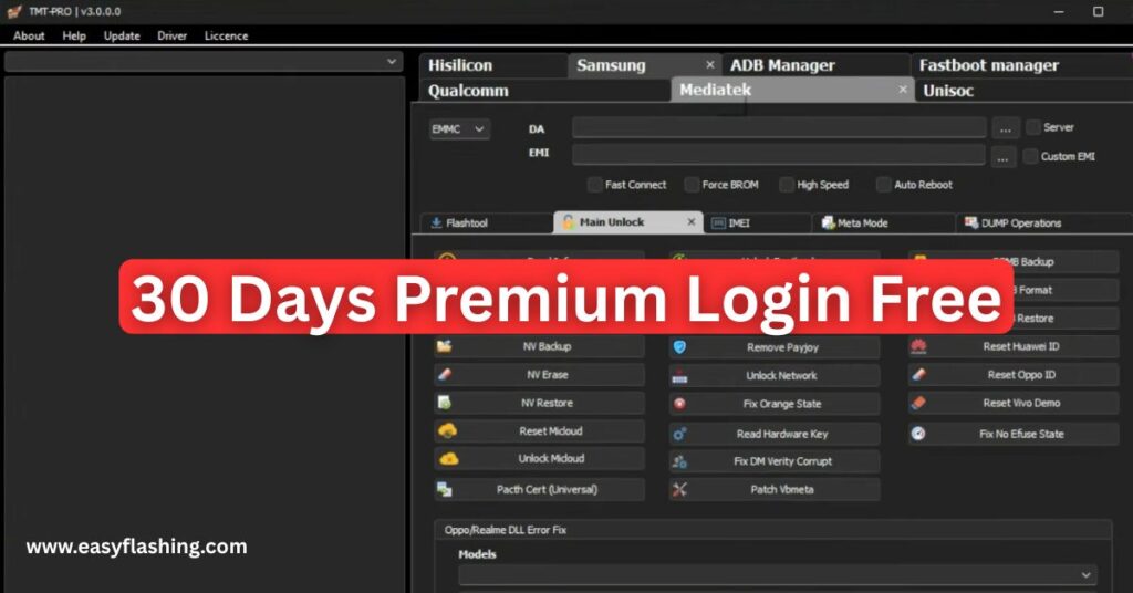 TMT PRO TOOL V3.0.0.2 Latest Version 30 Days Premium Login Free