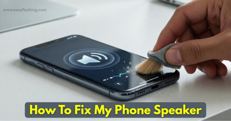 how to fix my phone speaker
