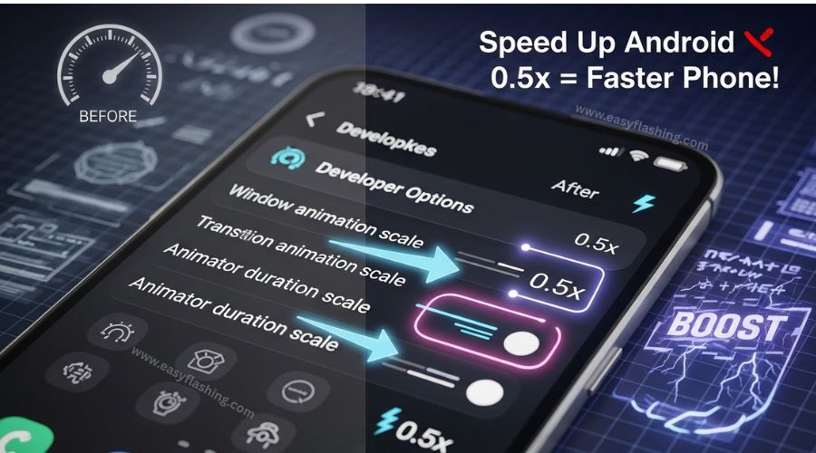 Disable Animations in Developer Options